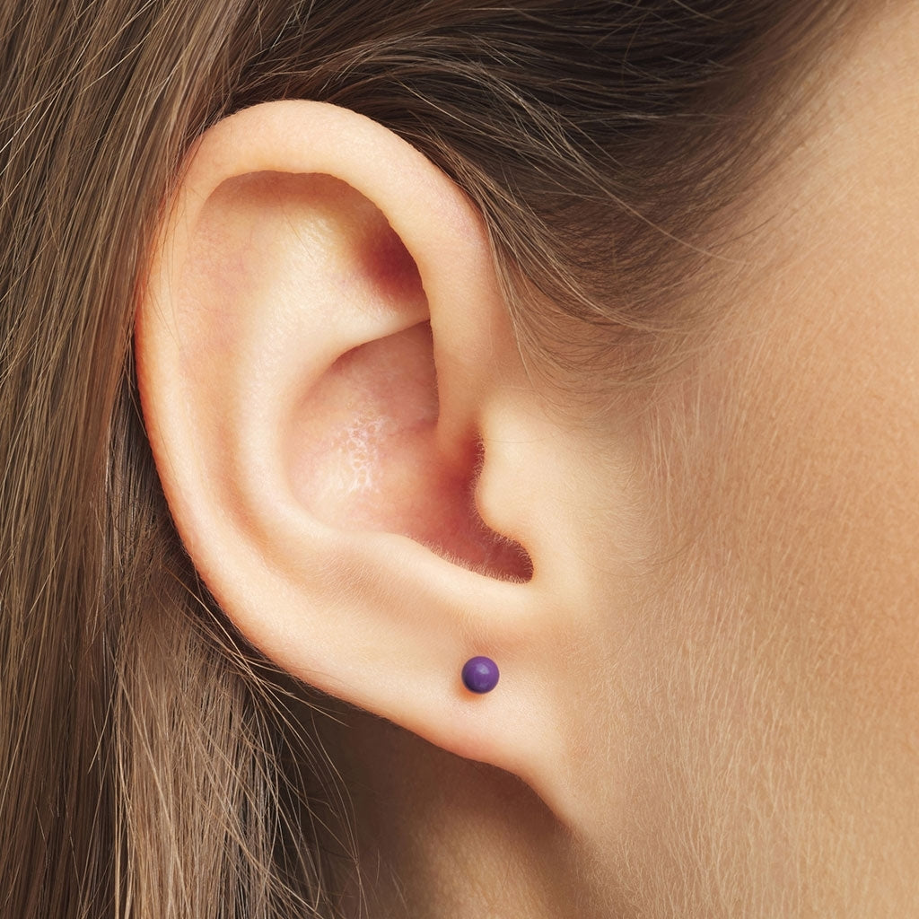 LULU Copenhagen Color Ball örhänge 1 st Ear stud, 1 pcs Purple Harvest