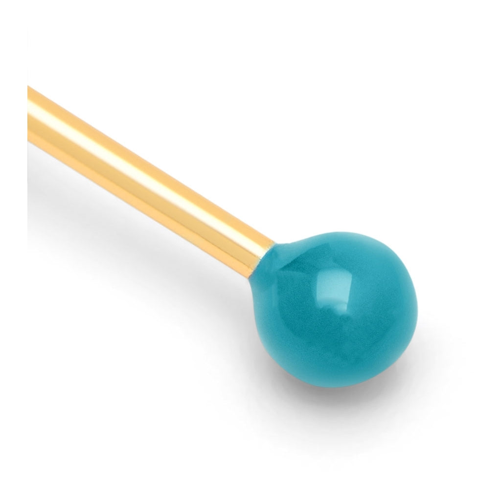 LULU Copenhagen Color Ball örhänge 1 st Ear stud, 1 pcs Retro Blue