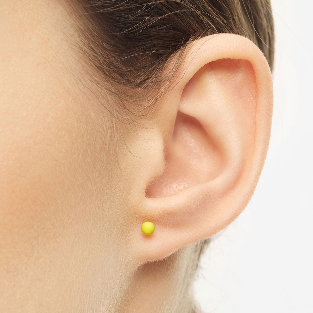 LULU Copenhagen Color Ball örhänge 1 st Ear stud, 1 pcs Wild Lime