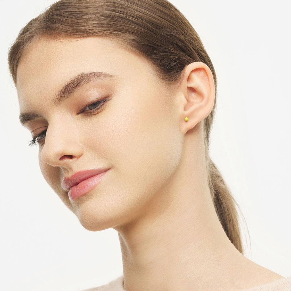 LULU Copenhagen Color Ball örhänge 1 st Ear stud, 1 pcs Wild Lime
