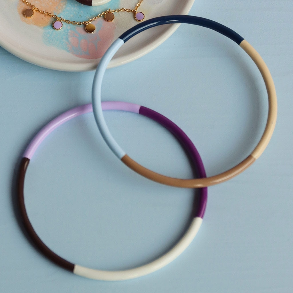LULU Copenhagen Color Bangle Quatro Bracelets Autumn Kiss
