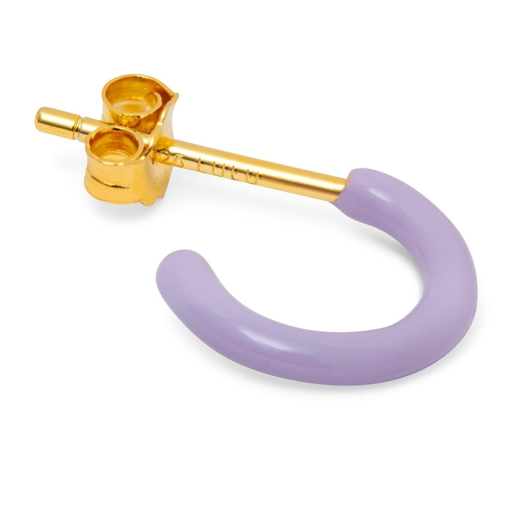 LULU Copenhagen Color Hoop 1 pcs - Box Ear stud, 1 pcs Lila