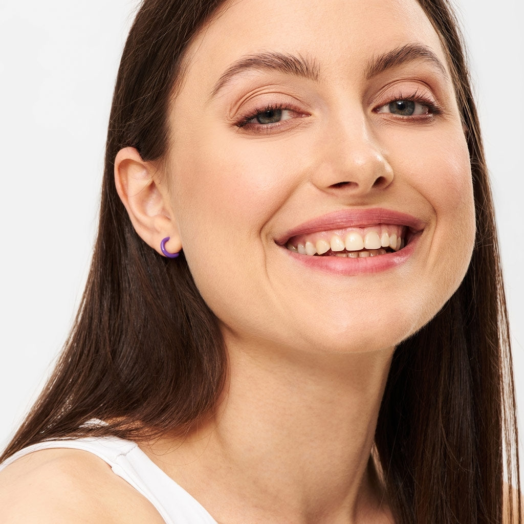 LULU Copenhagen Color Hoop 1 st Hoops Deep Purple