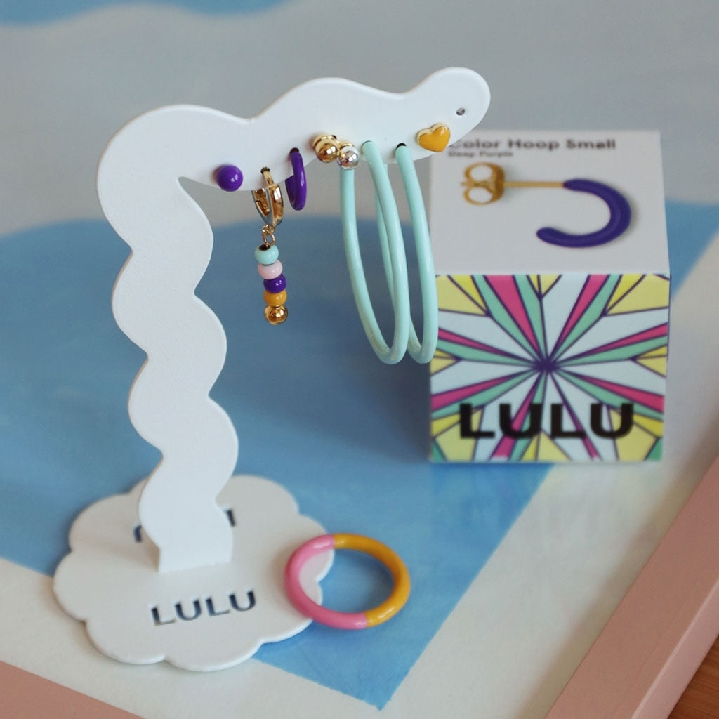 LULU Copenhagen Color Hoop 1 st Hoops Deep Purple