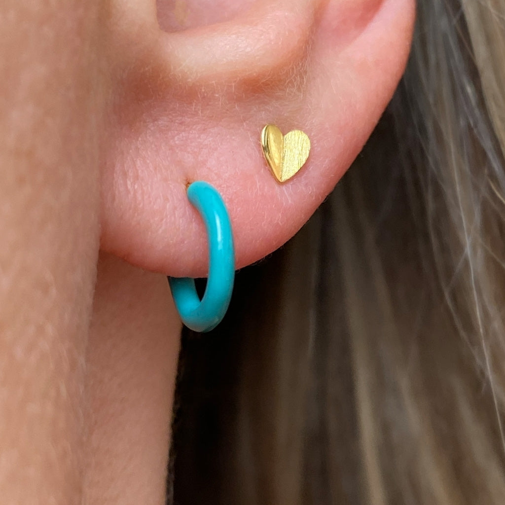 LULU Copenhagen Color Hoop 1 st Hoops Petrol