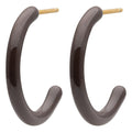 Color Hoops Medium par - Cocoa Powder