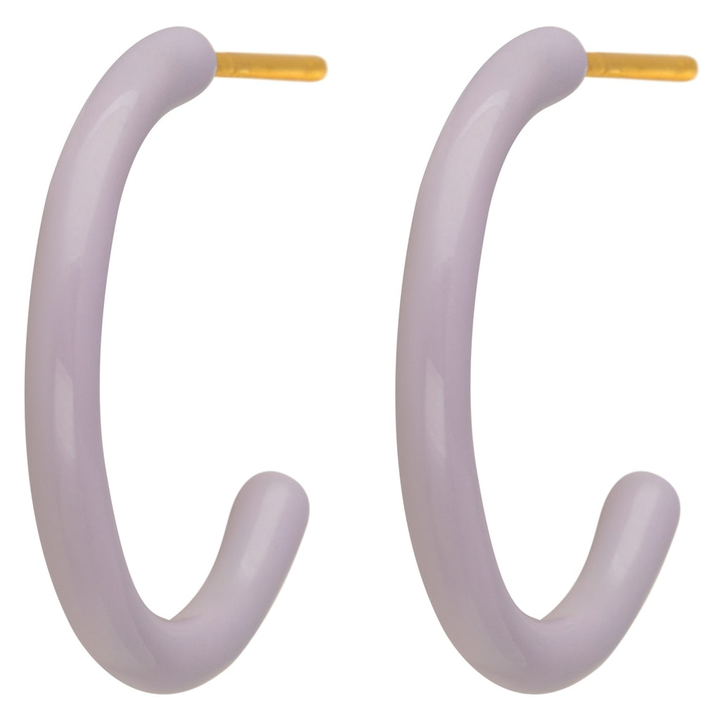 LULU Copenhagen Color Hoops Medium par Hoops Lila