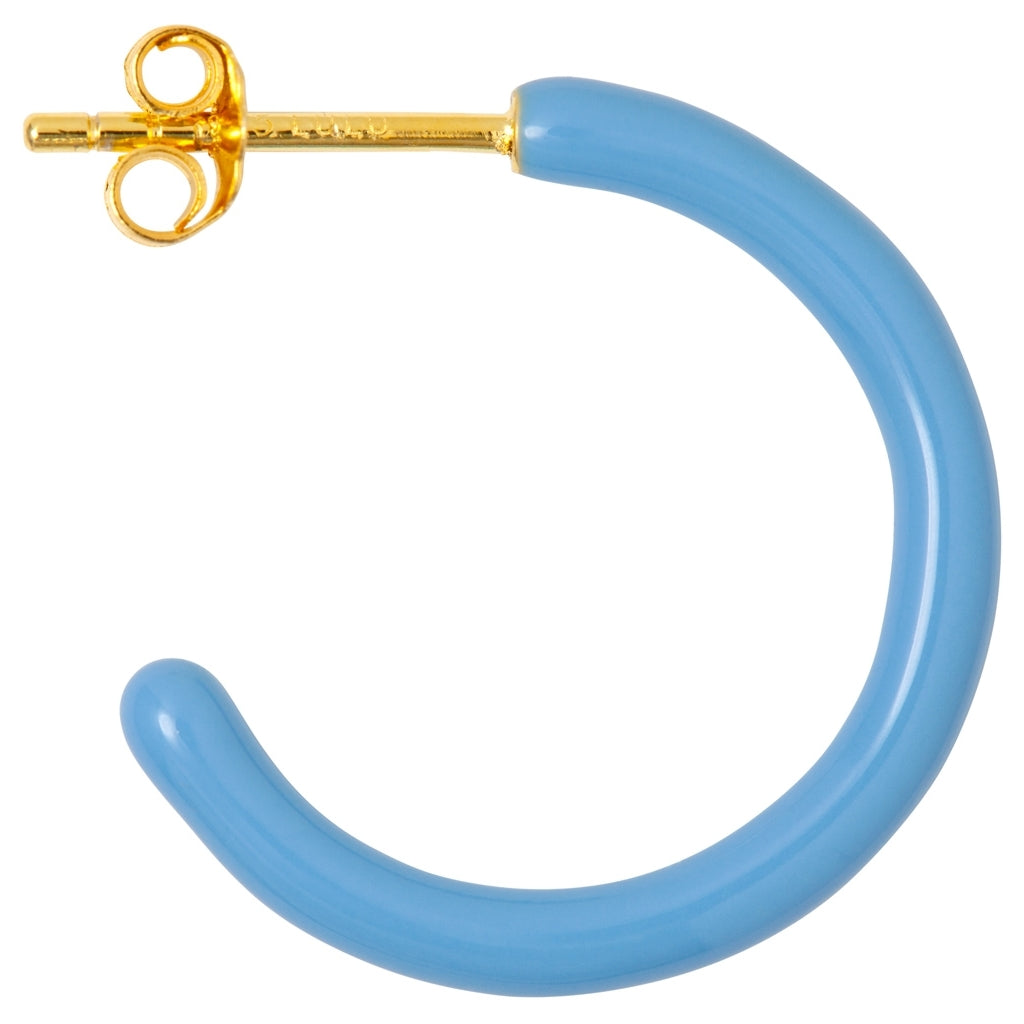 LULU Copenhagen Color Hoops Medium par Hoops Ljusblå