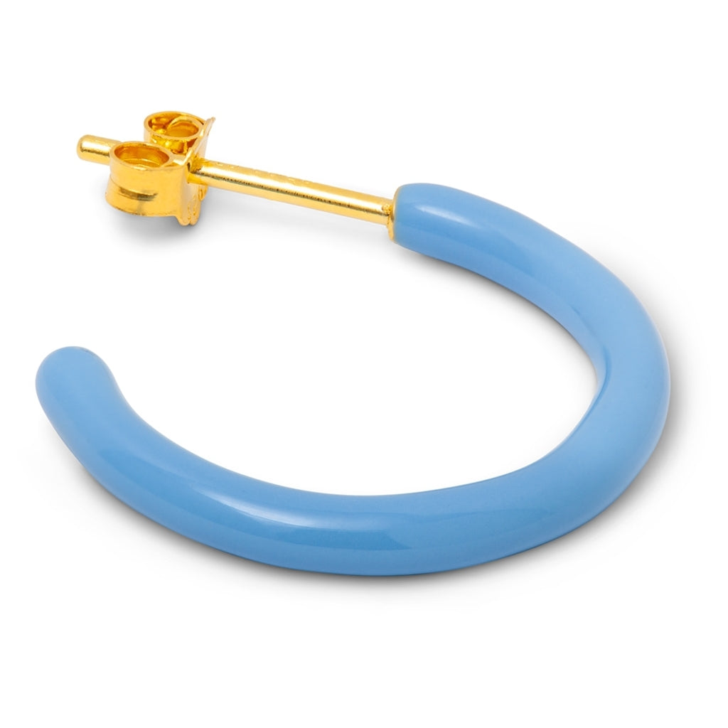 LULU Copenhagen Color Hoops Medium par Hoops Ljusblå