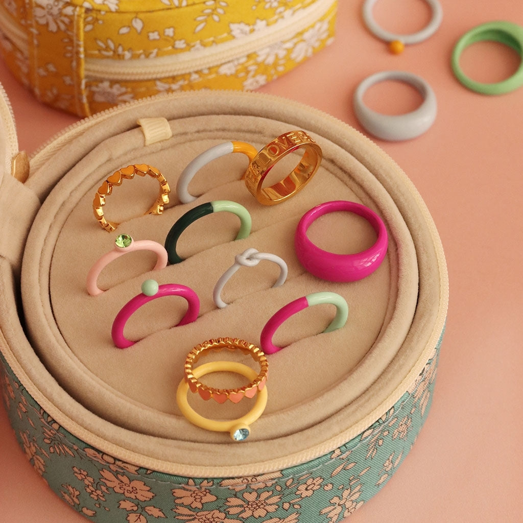 LULU Copenhagen Color Ring Chunky Rings Marigold