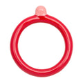 Color Ring Top - Hot Coral/Burnt Coral