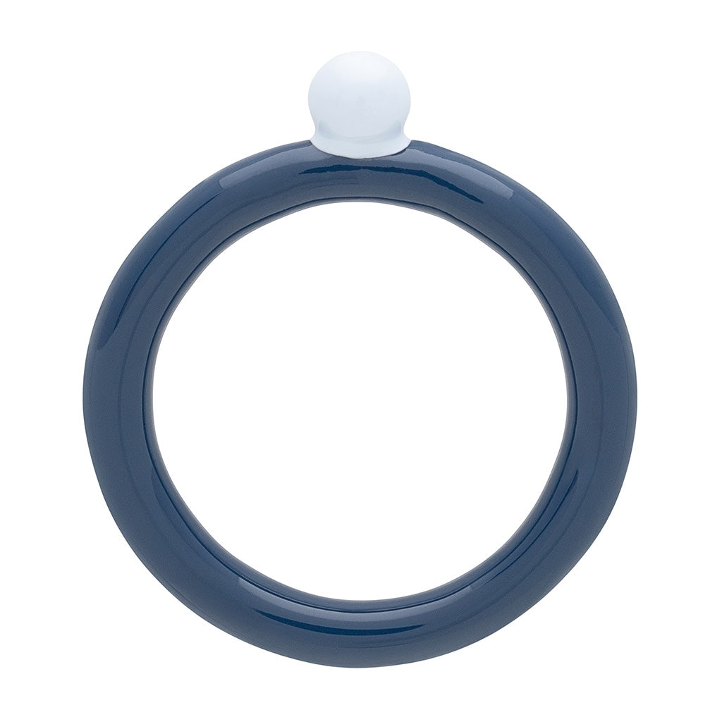 LULU Copenhagen Color Ring Top Rings Retro Dark Blue/Skyride Blue