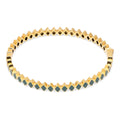 Confetti Bangle - Guldplateräd - North Sea Green