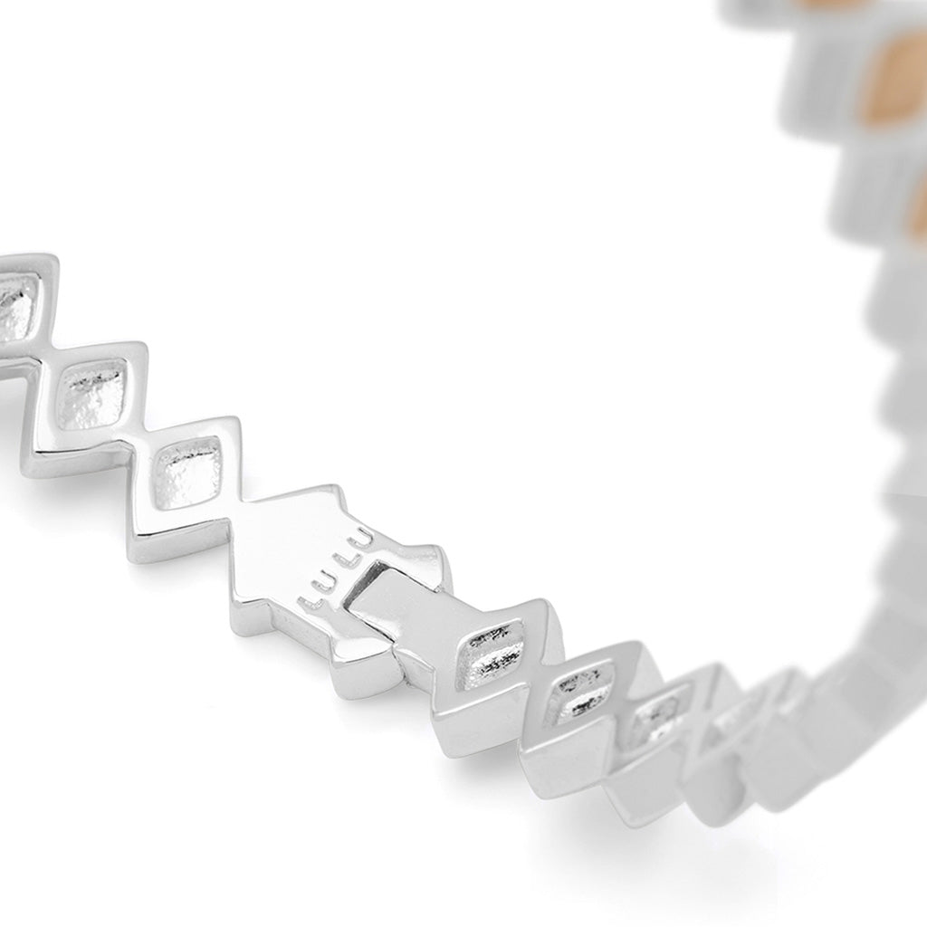 LULU Copenhagen Confetti Bangle - Silverplateräd Bracelets Buttercream