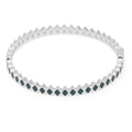 Confetti Bangle - Silverplateräd - North Sea Green