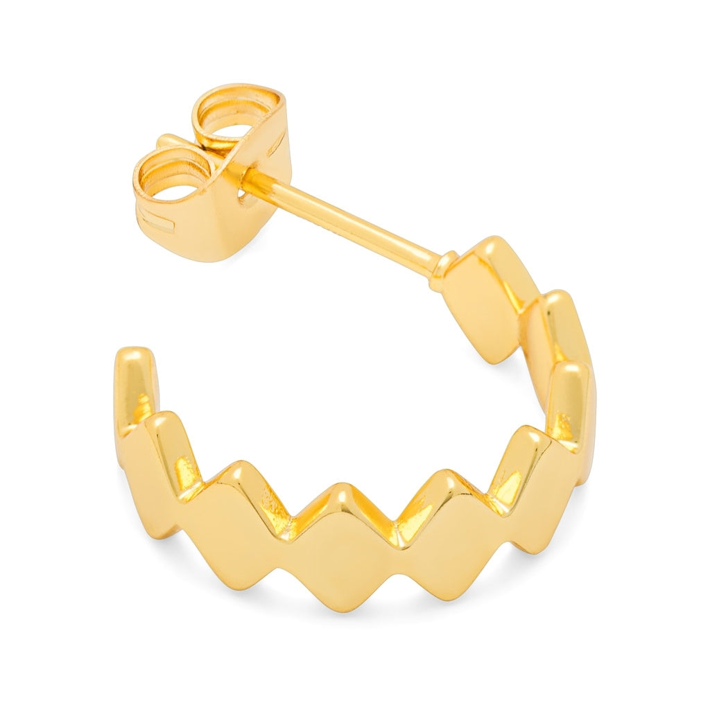 LULU Copenhagen Confetti Hoops Par Guldpläterat Hoops Guldpläterad