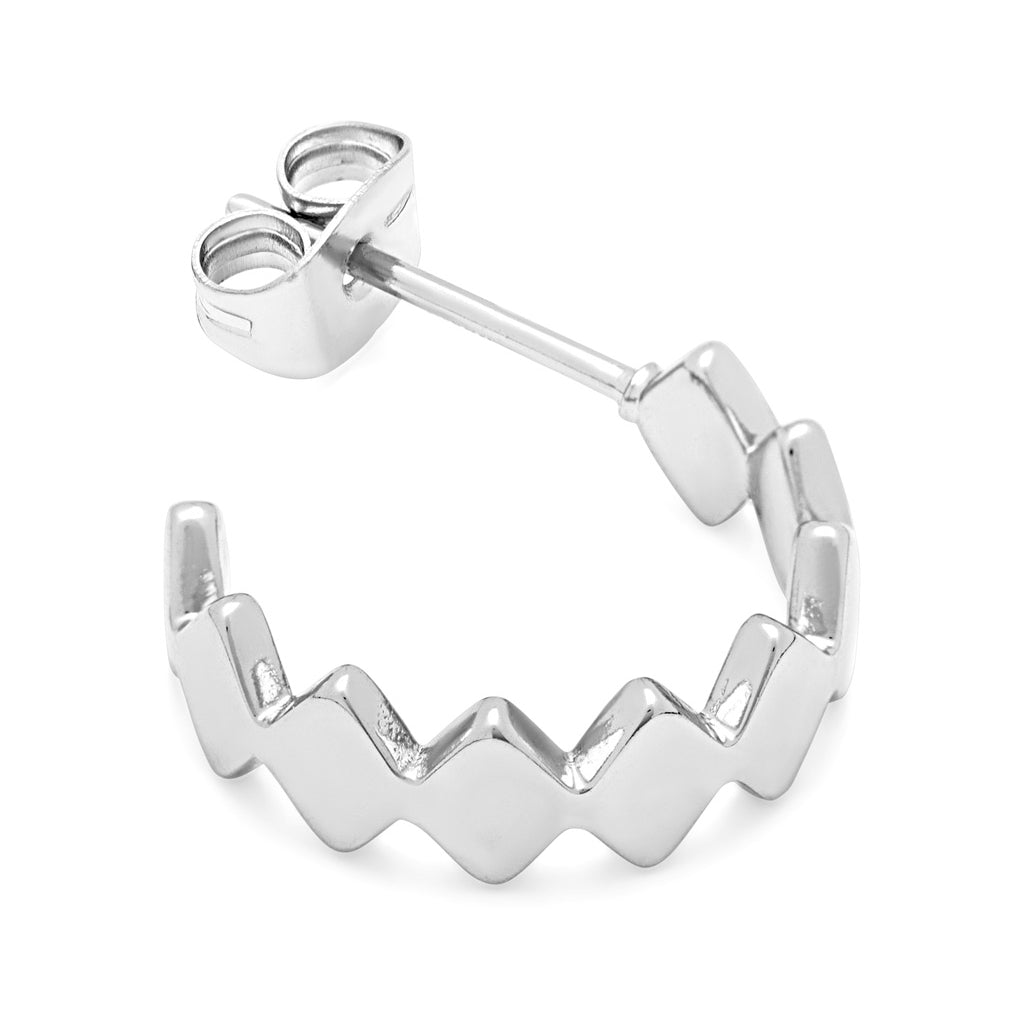 LULU Copenhagen Confetti Hoops silverpläterad Hoops Silver Plated