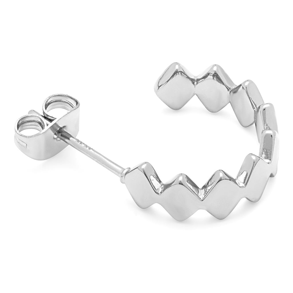 LULU Copenhagen Confetti Hoops silverpläterad Hoops Silver Plated