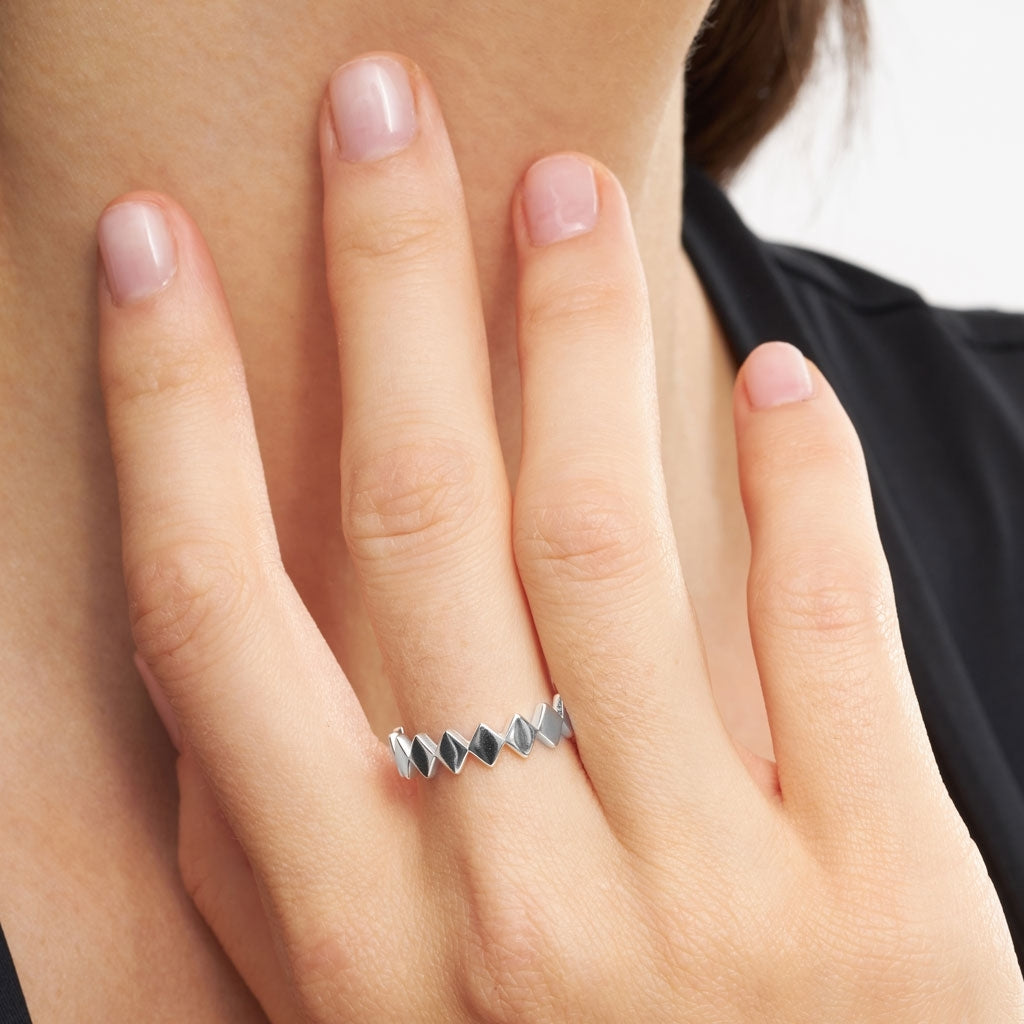 LULU Copenhagen Confetti Ring Sterling silver, 50% återvunnet. Rings Silver