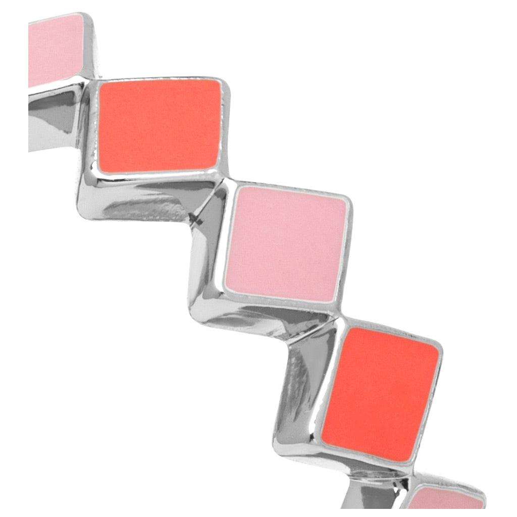 LULU Copenhagen Confetti Ring Silver Rings Pink