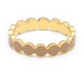 Connected Circles Ring - Mocha Mousse