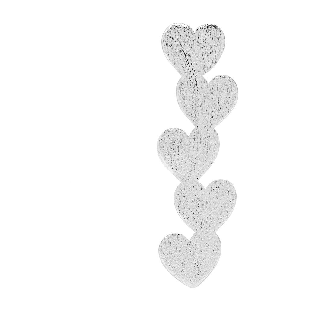 LULU Copenhagen Connected Hearts örhänge 1 st Ear stud, 1 pcs Silver Plated