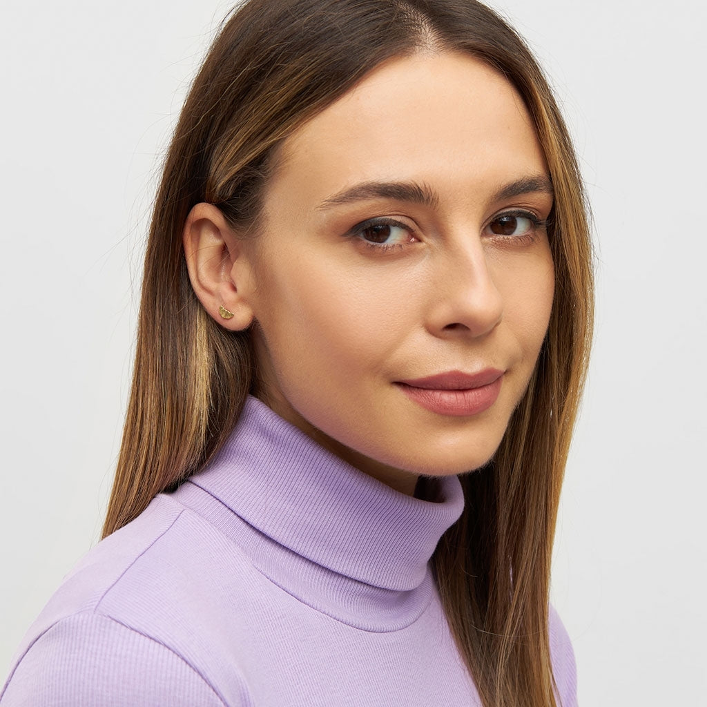 LULU Copenhagen Croissant örhänge 1 st Ear stud, 1 pcs Guldpläterad
