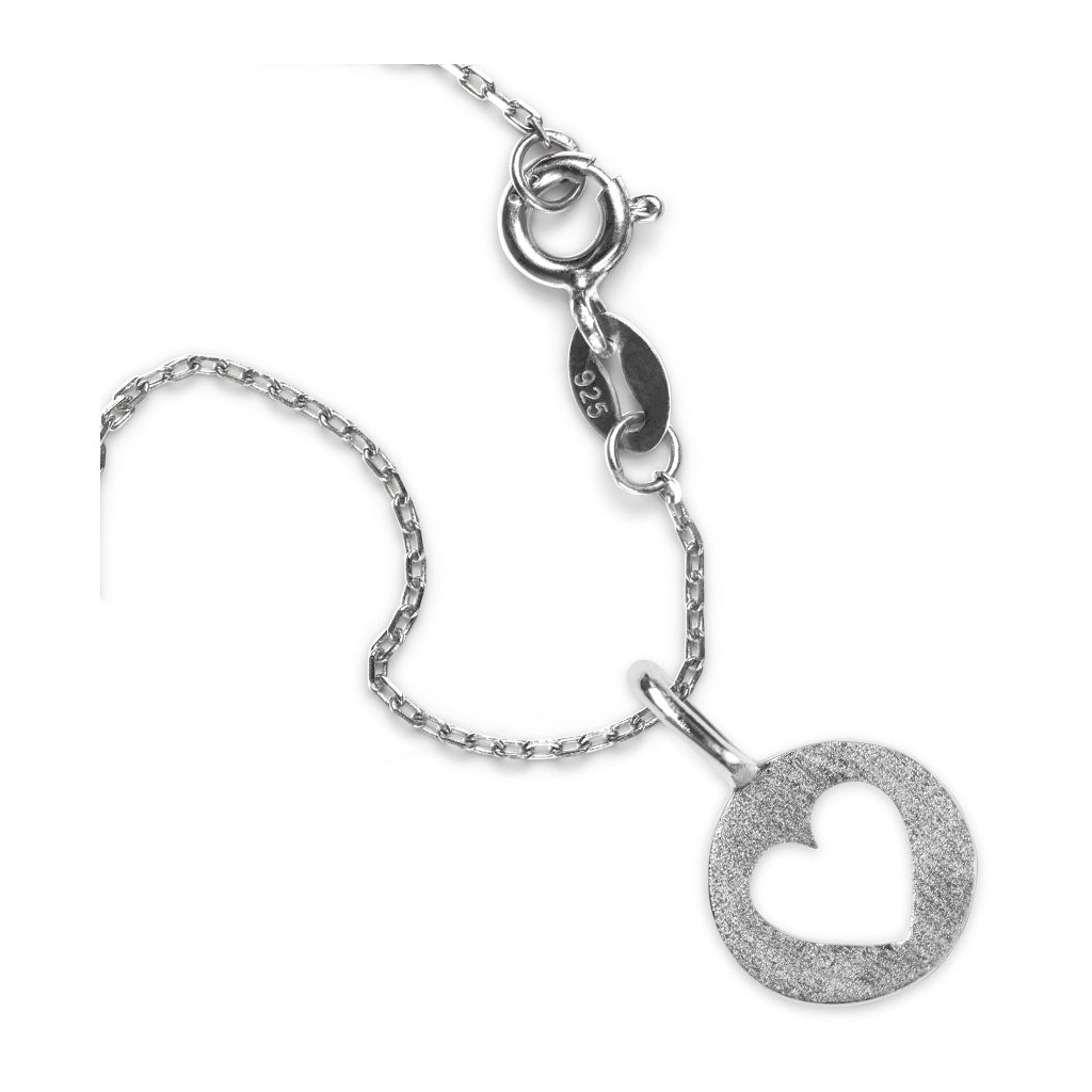 LULU Copenhagen Cut Out Heart hängsmycke Pendents Silver