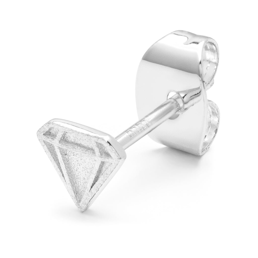 LULU Copenhagen Diamond Cut Small örhänge 1 st Ear stud, 1 pcs Silver Plated