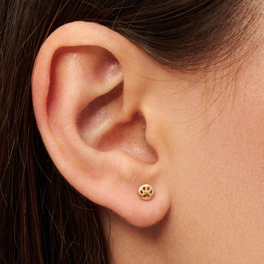 LULU Copenhagen Dog örhänge 1 st Ear stud, 1 pcs Guldpläterad