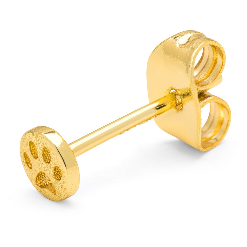 LULU Copenhagen Dog örhänge 1 st Ear stud, 1 pcs Guldpläterad