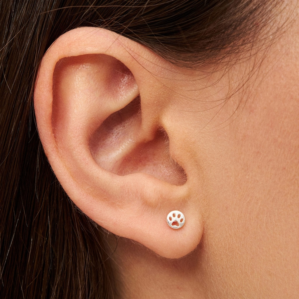 LULU Copenhagen Dog örhänge 1 st Ear stud, 1 pcs Silver Plated