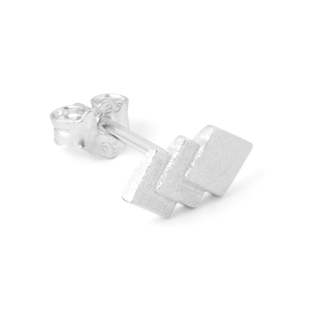 LULU Copenhagen Domino 3 örhänge 1 st Ear stud, 1 pcs Silver