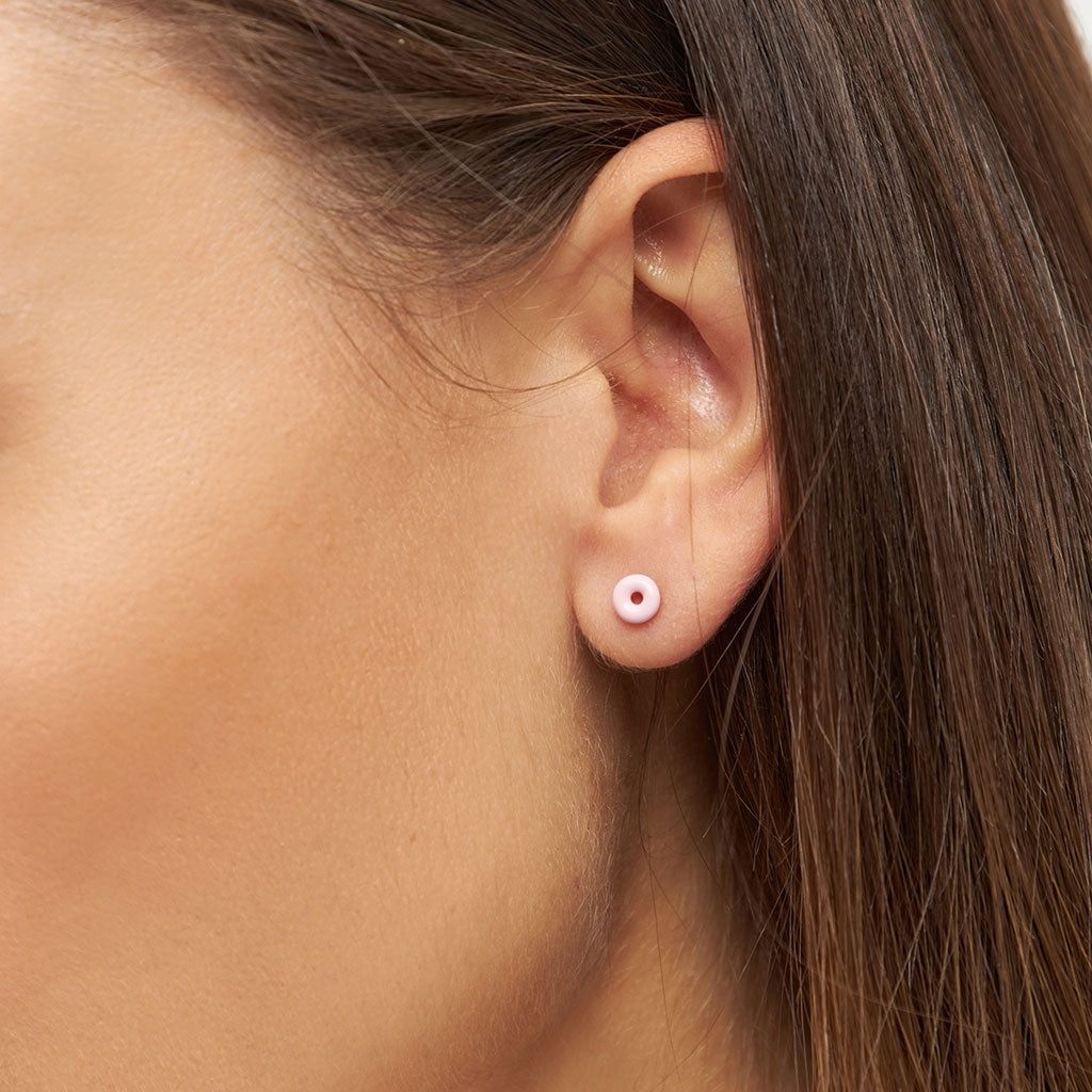 LULU Copenhagen Donut örhänge 1 st Ear stud, 1 pcs Ljusrosa