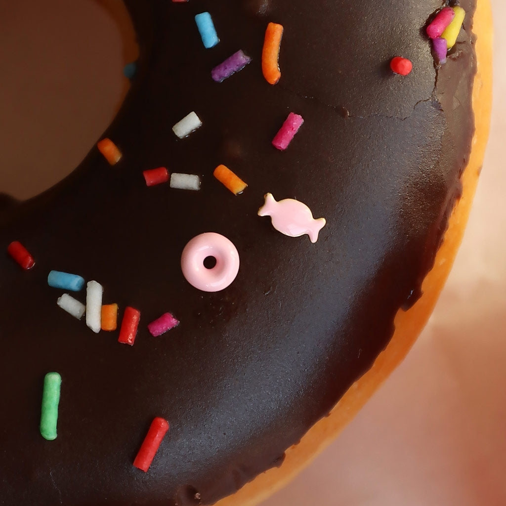 LULU Copenhagen Donut örhänge 1 st Ear stud, 1 pcs Ljusrosa