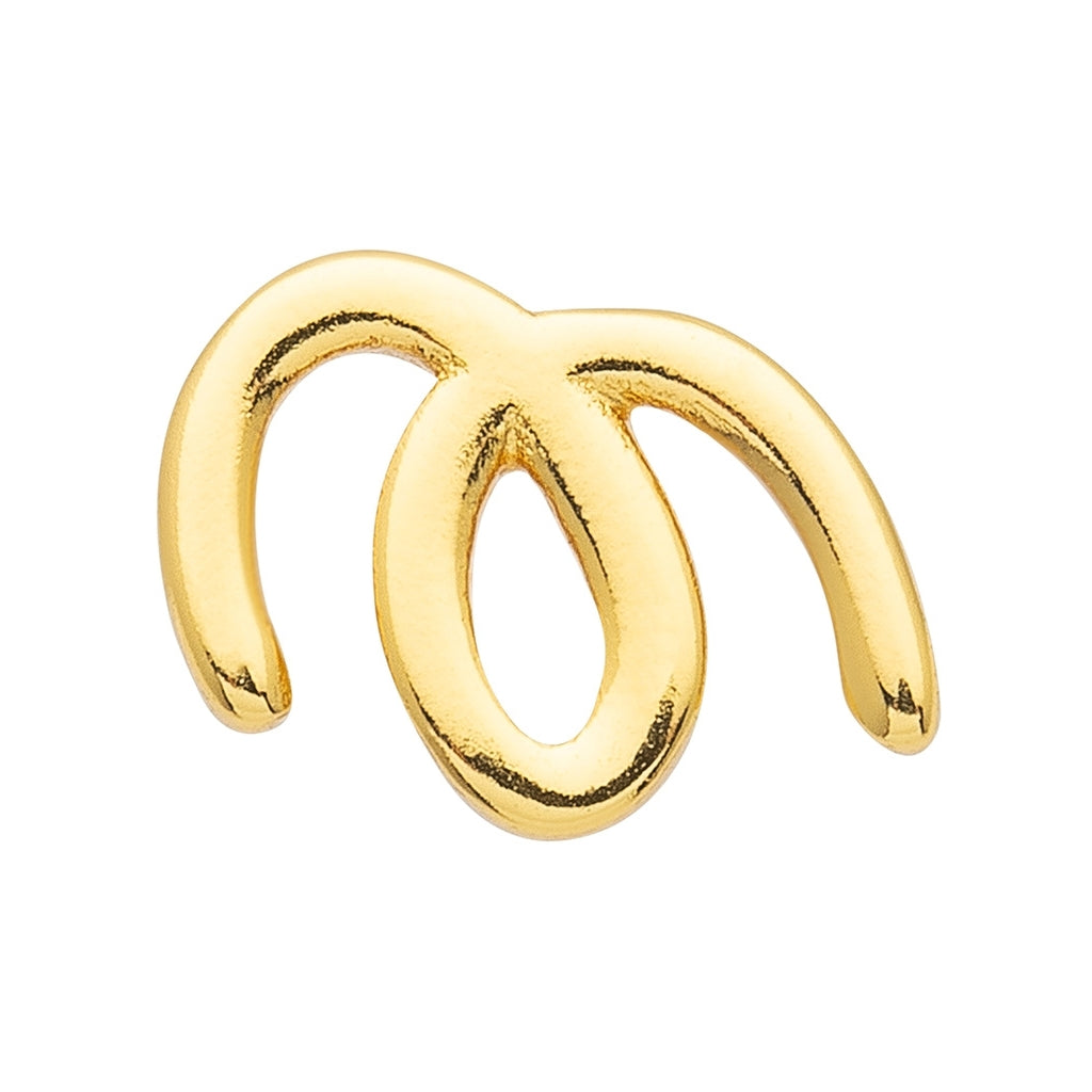 LULU Copenhagen Doodle örhänge 1 st Ear stud, 1 pcs Guldpläterad