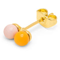 Double Color Ball örhänge 1 st - Silk Light Pink - Sunflower
