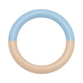 Double Color Ring - Light Blue/Buttercream