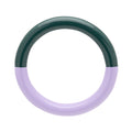 Double Color Ring - North Sea Green/Purple