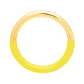Double Color Ring guldpläterad - Wild Lime