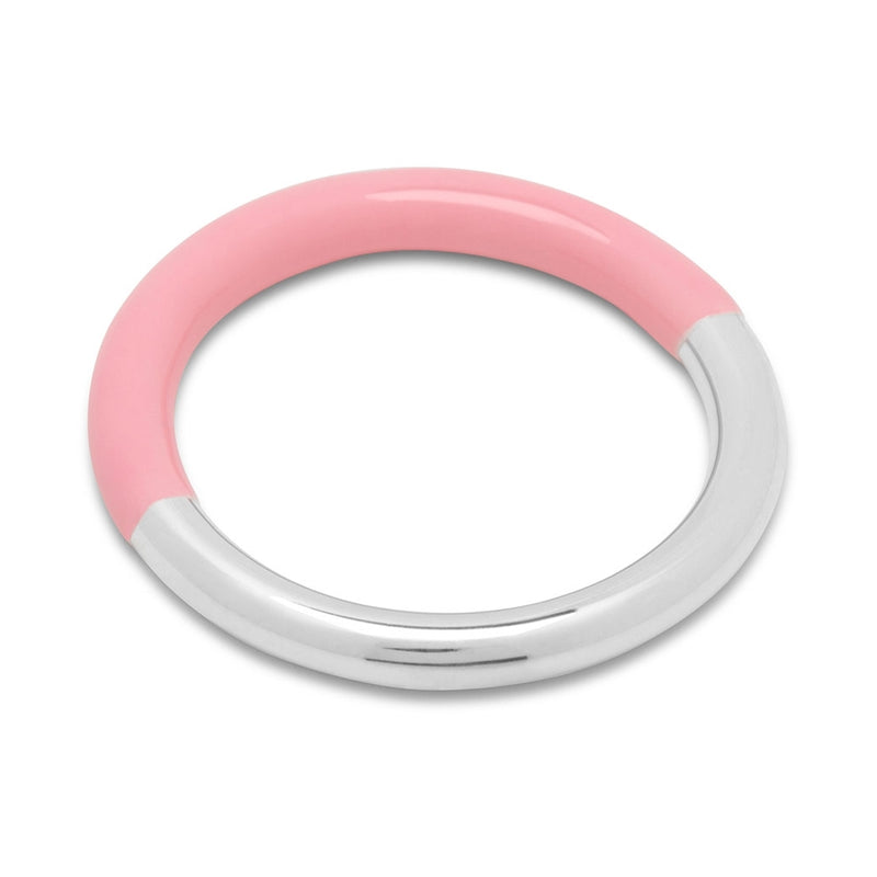 LULU Copenhagen Double Color Ring silver Rings Silver/Light Pink
