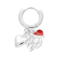 Endless Love 1 st - Silverplateräd - Passion Red