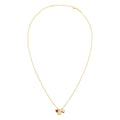 Endless Love Halsband - Guldplateräd - Passion Red