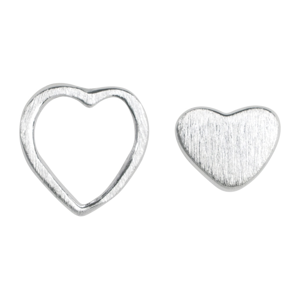 LULU Copenhagen Family Love Örhängen par borstad Earrings, pairs Silver