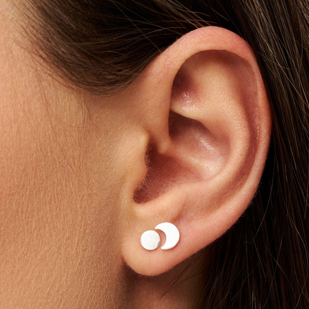 LULU Copenhagen Family To The Moon And Back örhängen par Earrings, pairs Silver