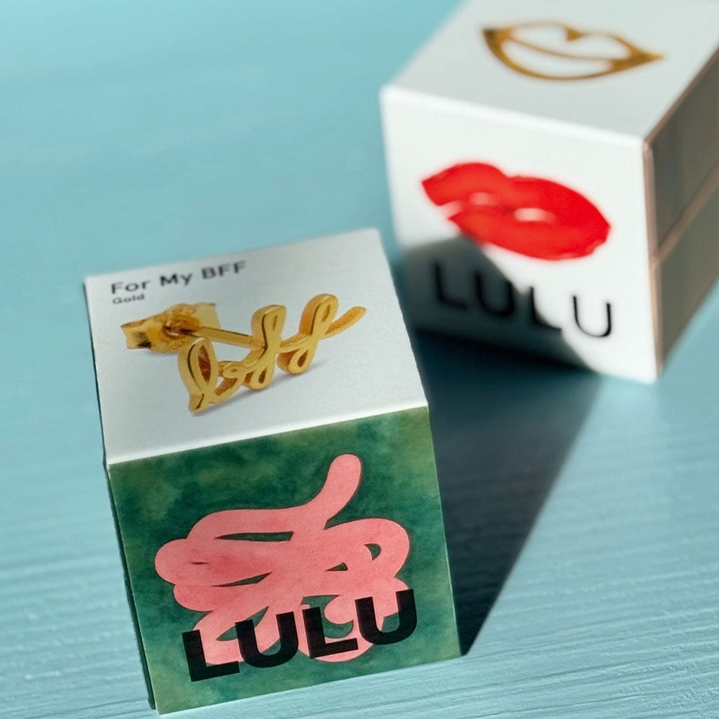 LULU Copenhagen For My Bff örhänge 1 st. Ear stud, 1 pcs Guldpläterad