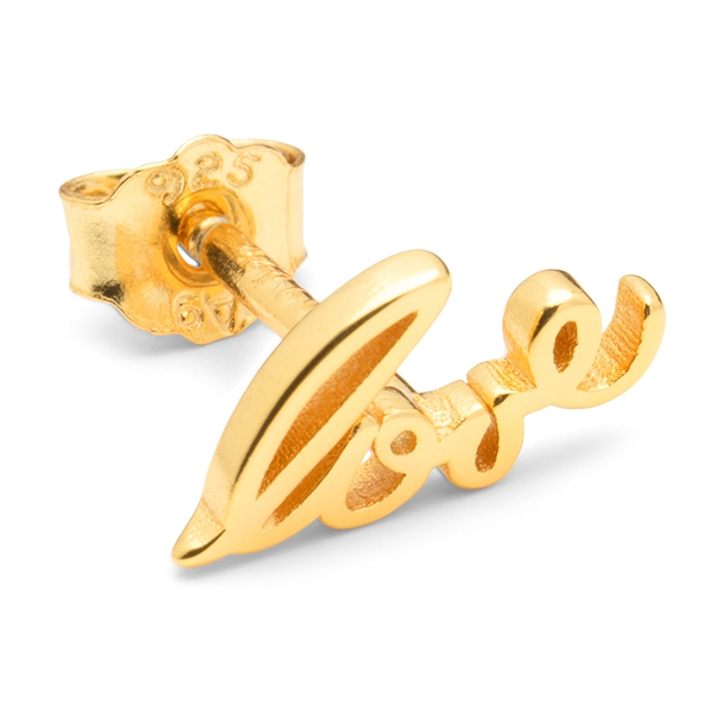 LULU Copenhagen For My Love örhänge 1 st Ear stud, 1 pcs Guldpläterad