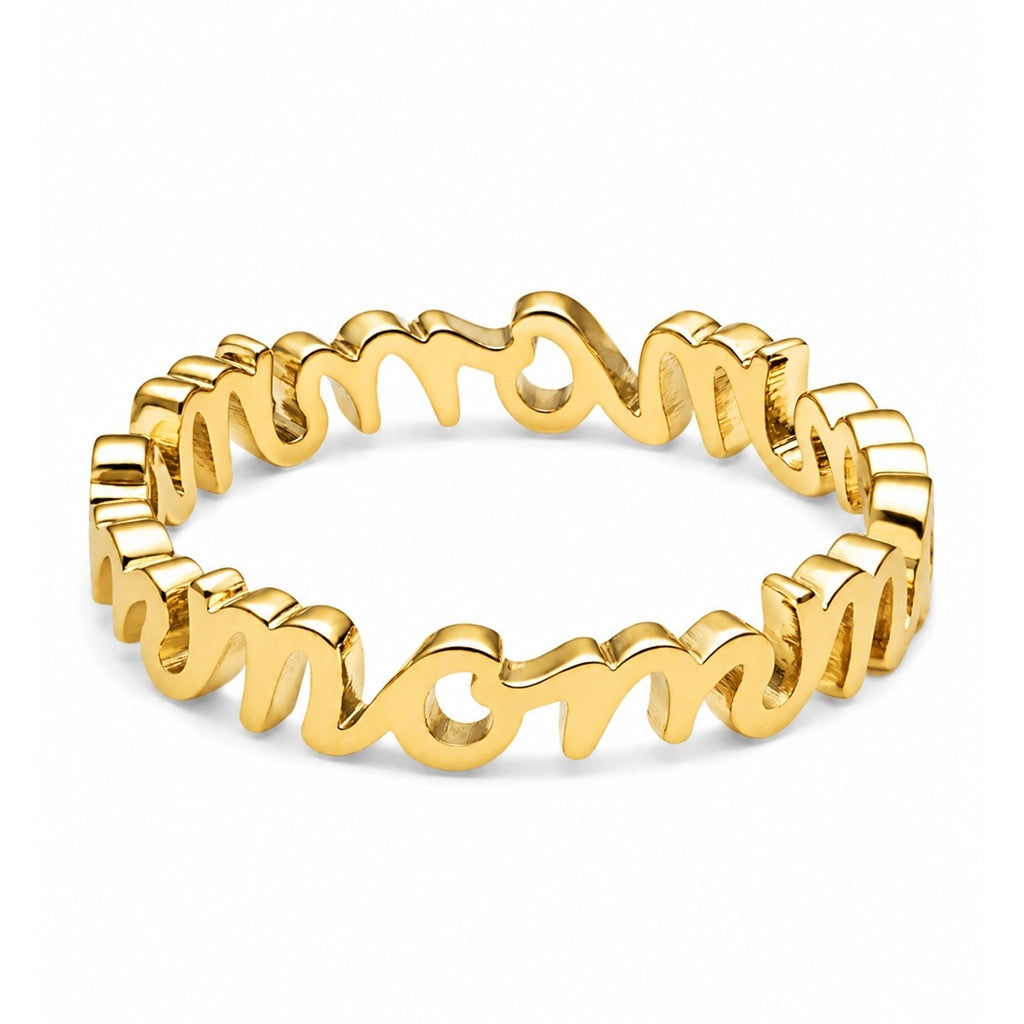 LULU Copenhagen For My Mom Ring Rings Guldpläterad