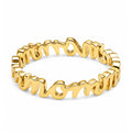 For My Mom Ring - Guldpläterad