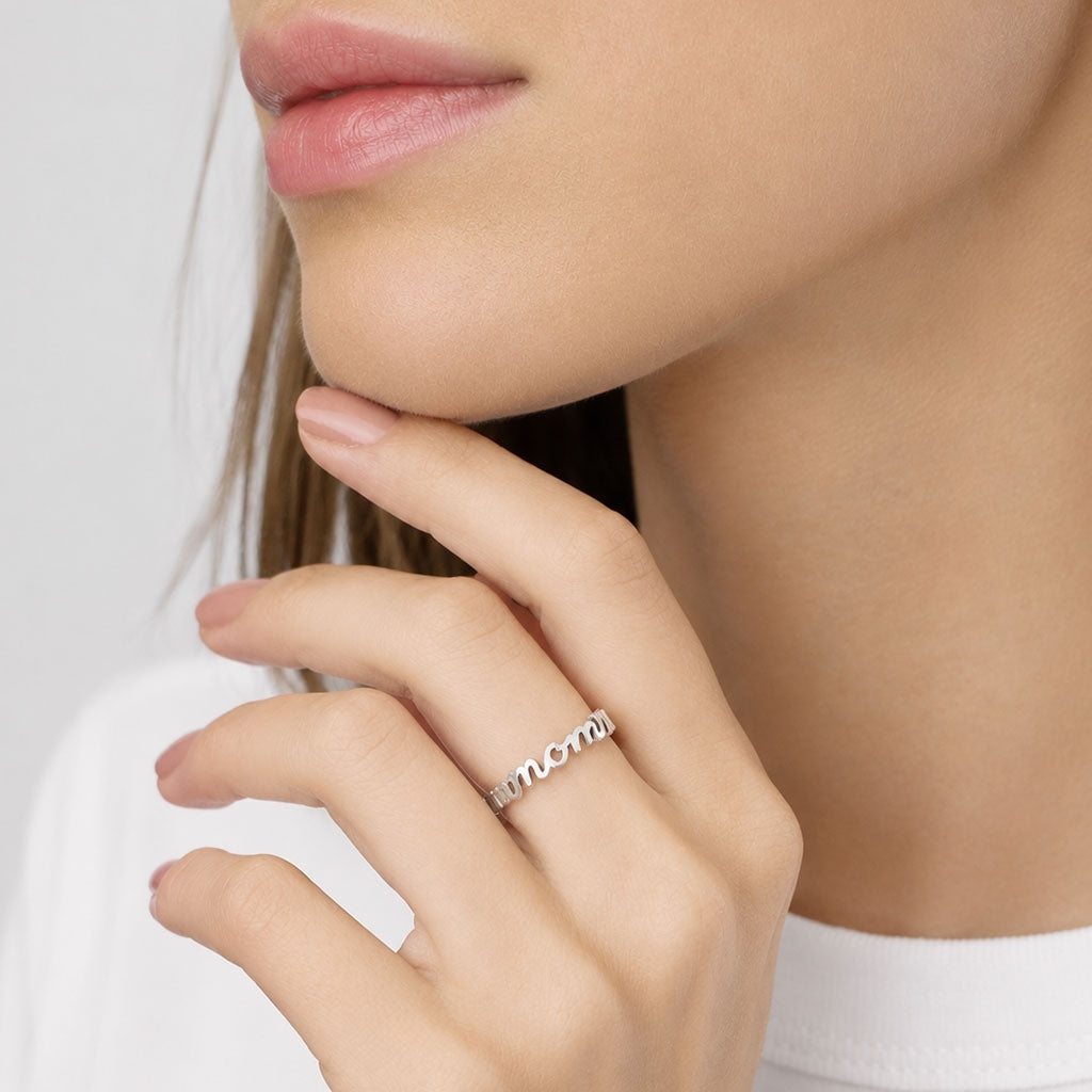 LULU Copenhagen For My Mom Ring Rings Silver